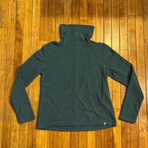 Stio Green Turtleneck Fleece Top